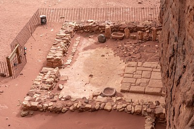 Remains of Midianite Tent Shrine, Timna